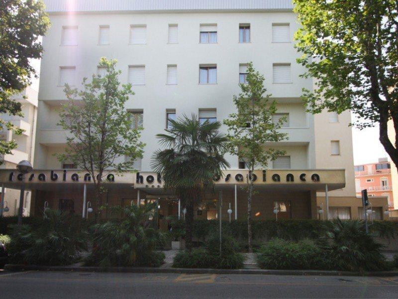 Hotel Rosabianca Rímini Exterior foto