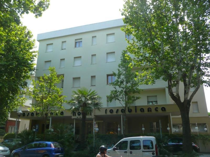 Hotel Rosabianca Rímini Exterior foto